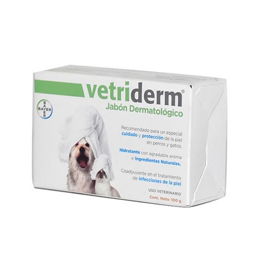 Jabón Dermatológico Vetriderm Mascotas