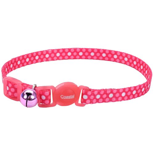 Collar Para Gato Coastal Pet Fashion Polka Rosado