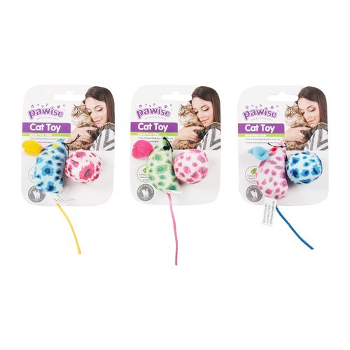 Juguete Ratón Y Pelota Para Gato Pawise (Colores Surtidos)