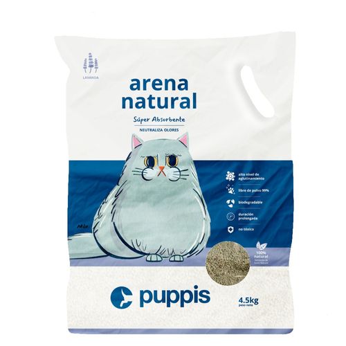 Arena Para Gato Puppis Natural