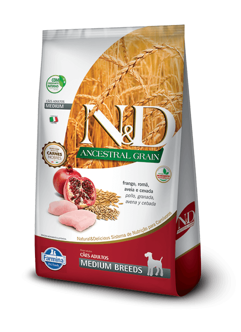 Alimento Para Perro N&D Ancestral Adulto Medium Pollo