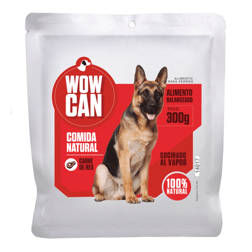 Alimento Húmedo Para Perro Pouch Wow Can Sabor Carne