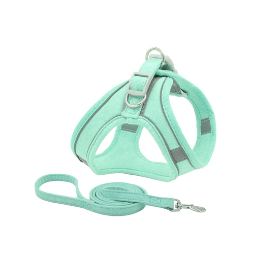 Arnés Con Traílla Para Perro Calabaza Nobuck (Color Surtido)