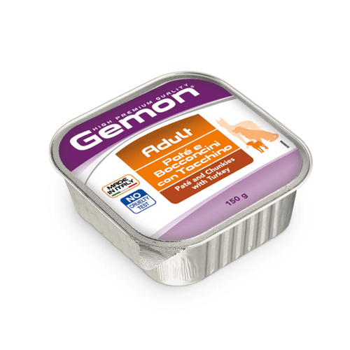 Alimento Húmedo Para Perro Gemon Pate Adult Chunks With Turkey