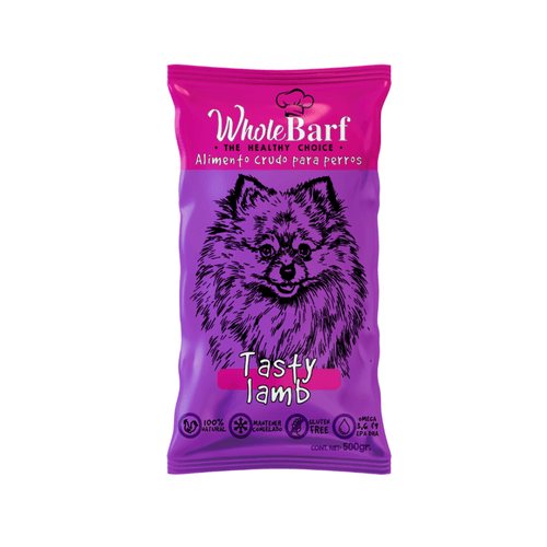 Alimento Crudo Para Perro Whole Barf Tasty Lamb
