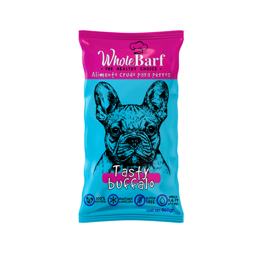 Alimento Crudo Para Perro Whole Barf Tasty Buffalo