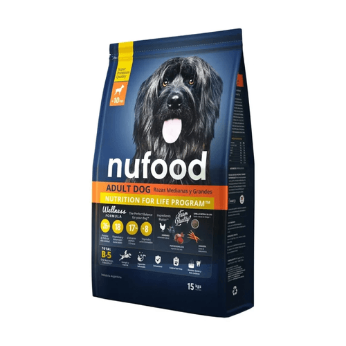 Alimento Para Perro Nufood Adult Medium Large Breed