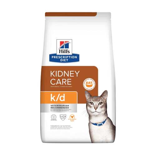 Hill's Prescription Diet k/d, Cuidado Renal, Alimento Seco para Gato
