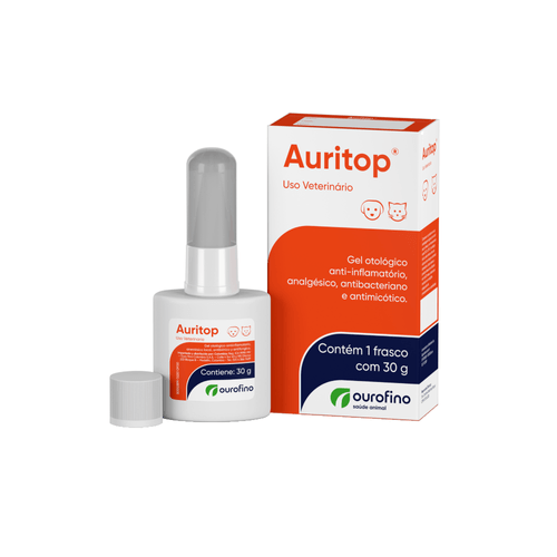 Gel Ótico Para Mascotas Ourofino Auritop