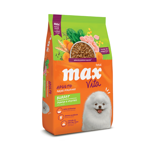 Alimento Perro Max Vita Adultos Razas Pequeñas Buffet Pollo Y Vegetales