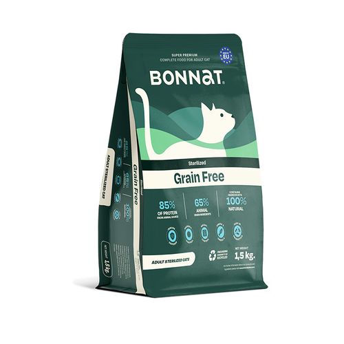 Alimento Seco Bonnat Grain Free Feline Sterilized