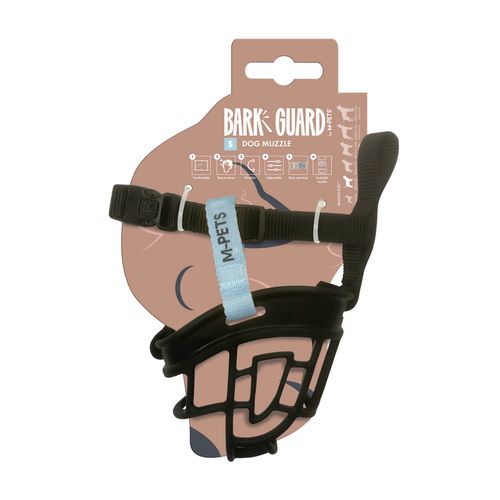 Bozal Para Perro Negro/Azul Bark M-PETS