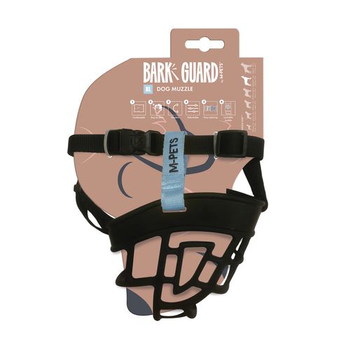 Bozal Para Perro Negro/Azul Bark M-PETS