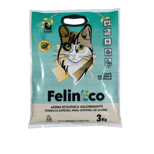 Arena Para Gato Felineco Maiz Vainilla