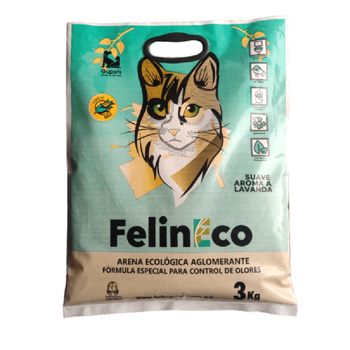 Arena Para Gato Felineco Maiz Lavanda