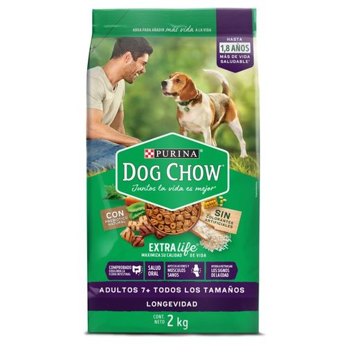 Alimento Para Perro Dog Chow Mayores de 7 Años (Senior Longevidad)