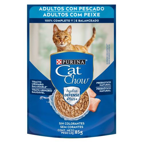 Alimento Húmedo Gatos Cat Chow Adultos Pescado
