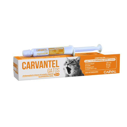 Carval Antiparasitario Para Gato Carvantel