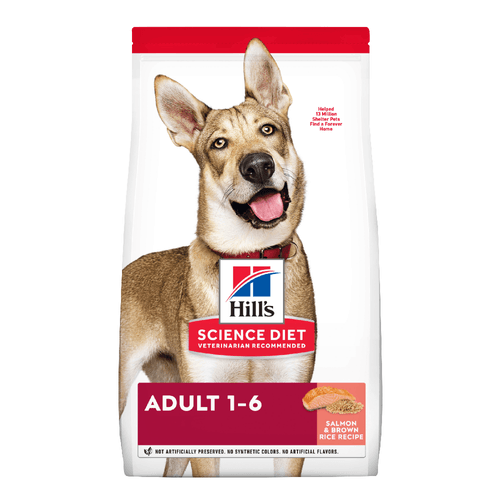 Hill's Science Diet Adulto, alimento para perros adultos, salmón y arroz