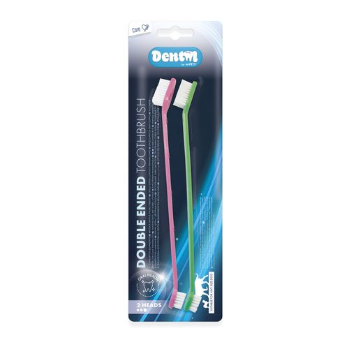 M-Pets Cepillo de Dientes Doble Punta Para Perro