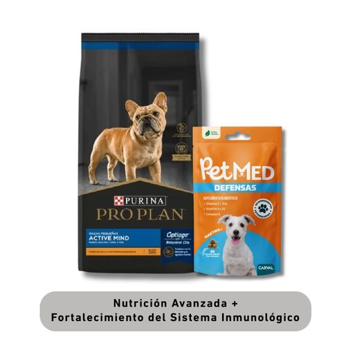 Combo Purina Pro Plan 3 kg + PetMED Defensas 90 g