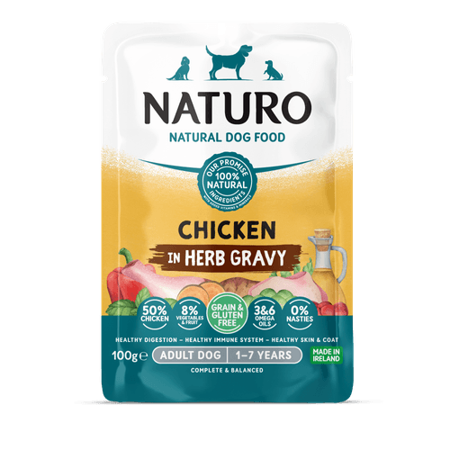 Naturo Alimento Húmedo Adult Chicken In Herb Gravy Para Perro