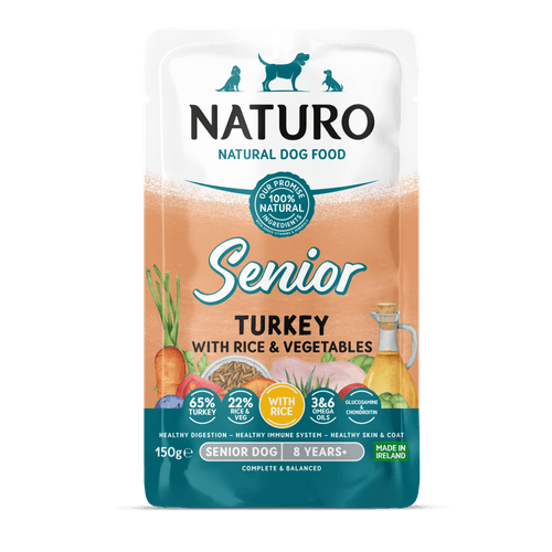 Naturo Alimento Húmedo Senior Turkey With Rice And Vegetables Para Perro
