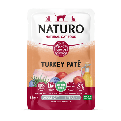 Naturo Alimento Húmedo Cat Turkey Paté Pouch