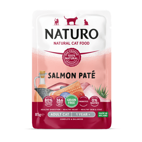 Naturo Alimento Húmedo Cat Salmon Paté Pouch