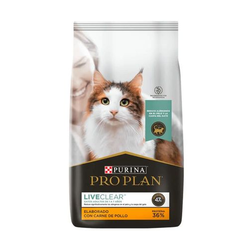 Alimento Para Gato Pro Plan Reductor de Alérgenos Live Clear