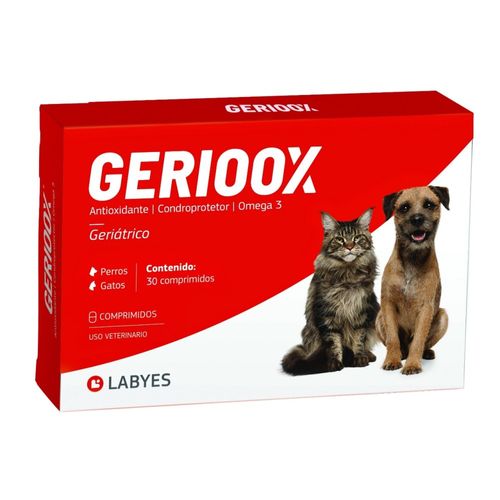 Labyes Suplemento Gerioox Tabletas Para Mascotas