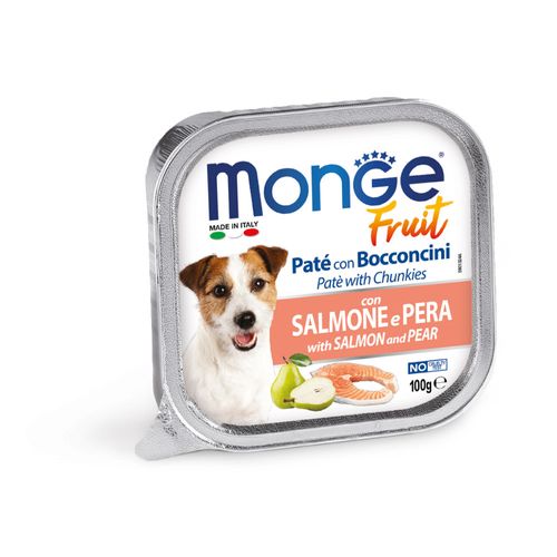 Alimento Húmedo Monge Dog Fruit Salmon Pear
