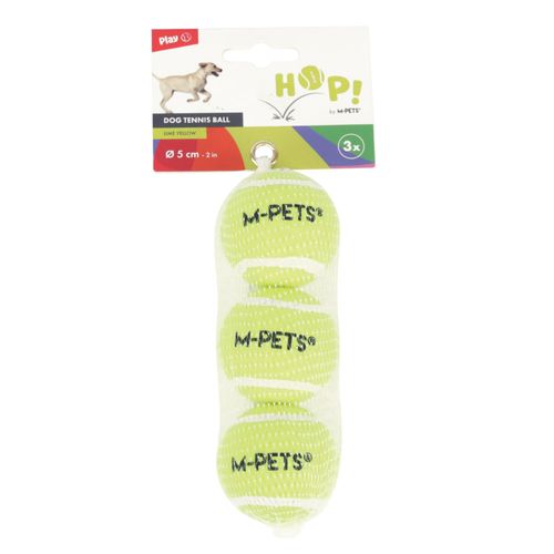 Pelotas de Tenis M-Pets Hop Set de 3 Piezas para Perro