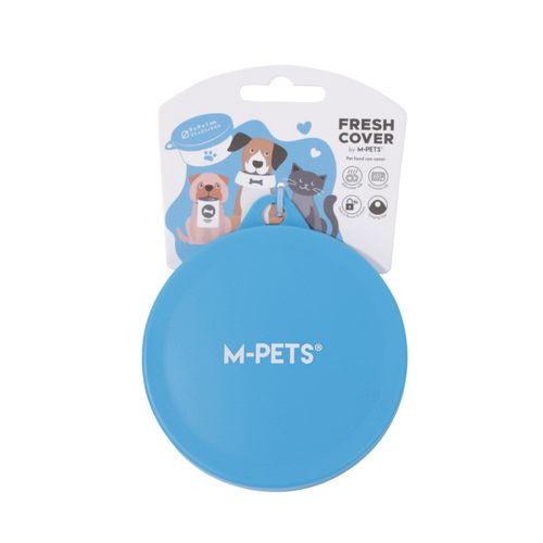 Tapadera M-Pets Fresh Cover para Latas de Comida Azul para Mascotas