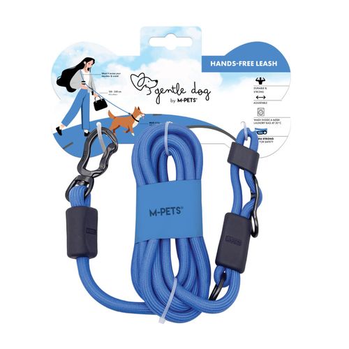 Correa M-Pets Manos Libres Gentle Dog Azul Celeste