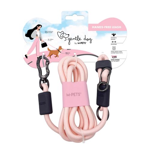 Correa M-Pets Manos Libres Gentle Dog Rosa Blush