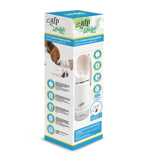 Botella Afp Lifestyle4Pets de Acero Inoxidable para Perro