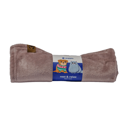 Manta simple piel para Mascotas Sofistipets Rosa viejo