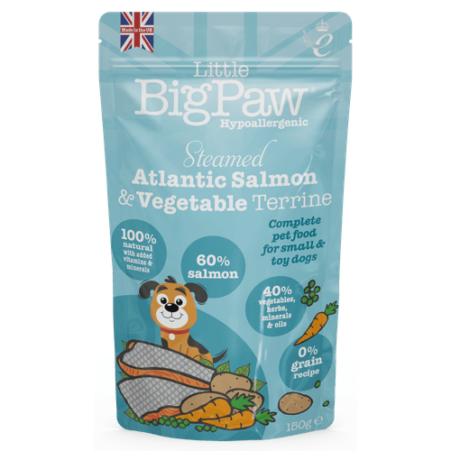 Alimento Húmedo para Perro Little Big Paw Salmón Atlántico y Vegetales