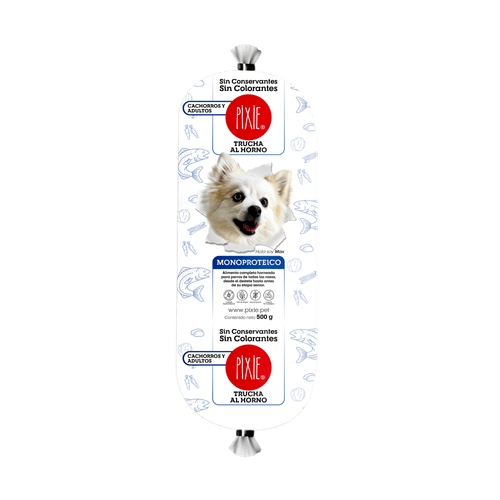 Alimento Húmedo para Perro Pixie Dieta Monoproteica Trucha