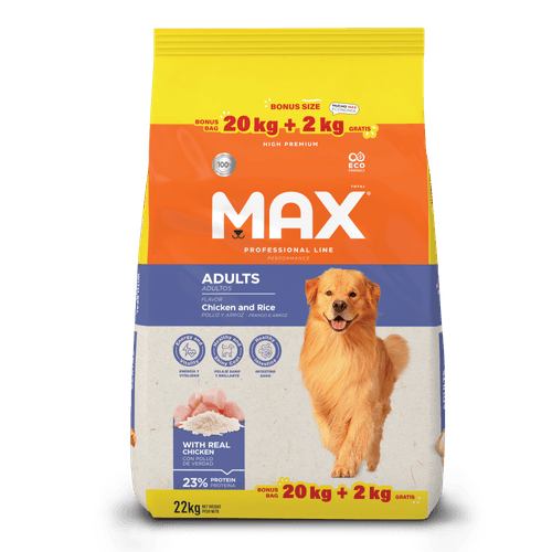 Alimento Para Perro Max Professional Line Performance Adultos Pollo Y Arroz