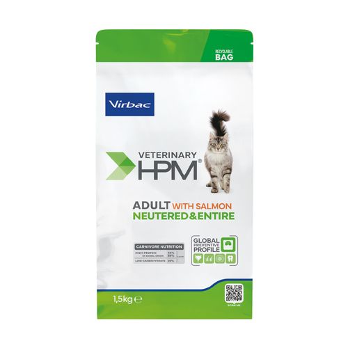 Alimento Para Gato HPM Adult With Salmon Neutered And Entire Cat