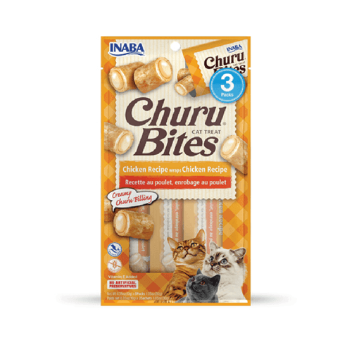 Snack Cremoso Para Gato Inaba Churu Bites Pollo Wraps