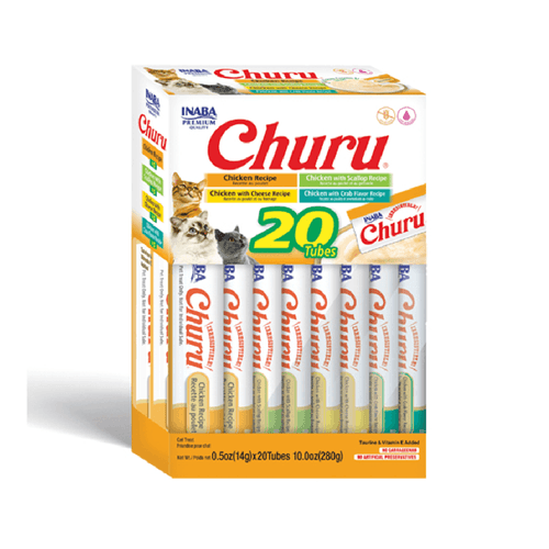 Snack Cremoso Para Gato Inaba Churu Caja Pollo