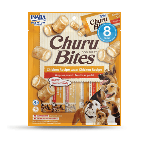 Snack Cremoso Para Perro Inaba Churu Bites Pollo Wraps