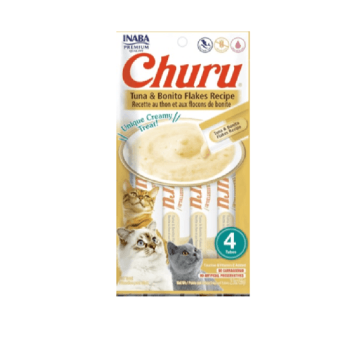 Snack Cremoso Para Gato Inaba Churu Hojuelas Atún