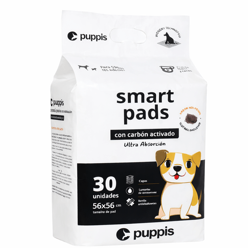 Paños Carbon Activado Para Perro Puppis