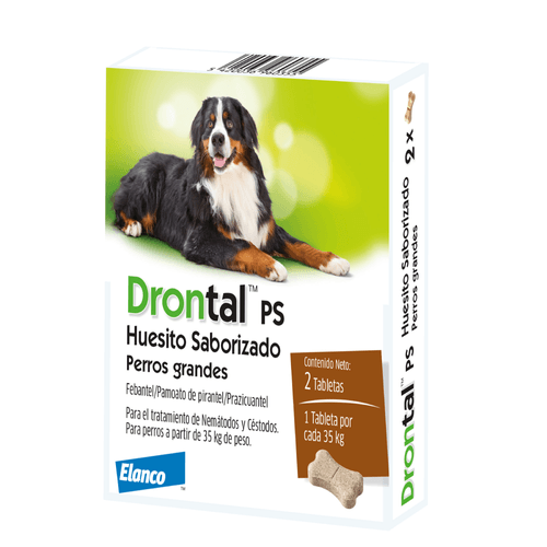 Antiparasitario para Perro Drontal PS Huesitos Saborizados