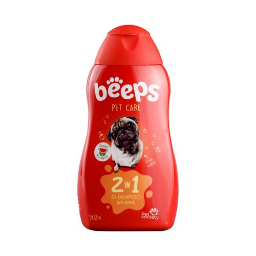 Beeps Shampoo Para Perro 2 en 1 Pet Society