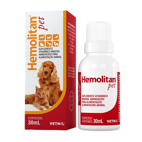 Multivitamínico para Mascotas Hemolitan